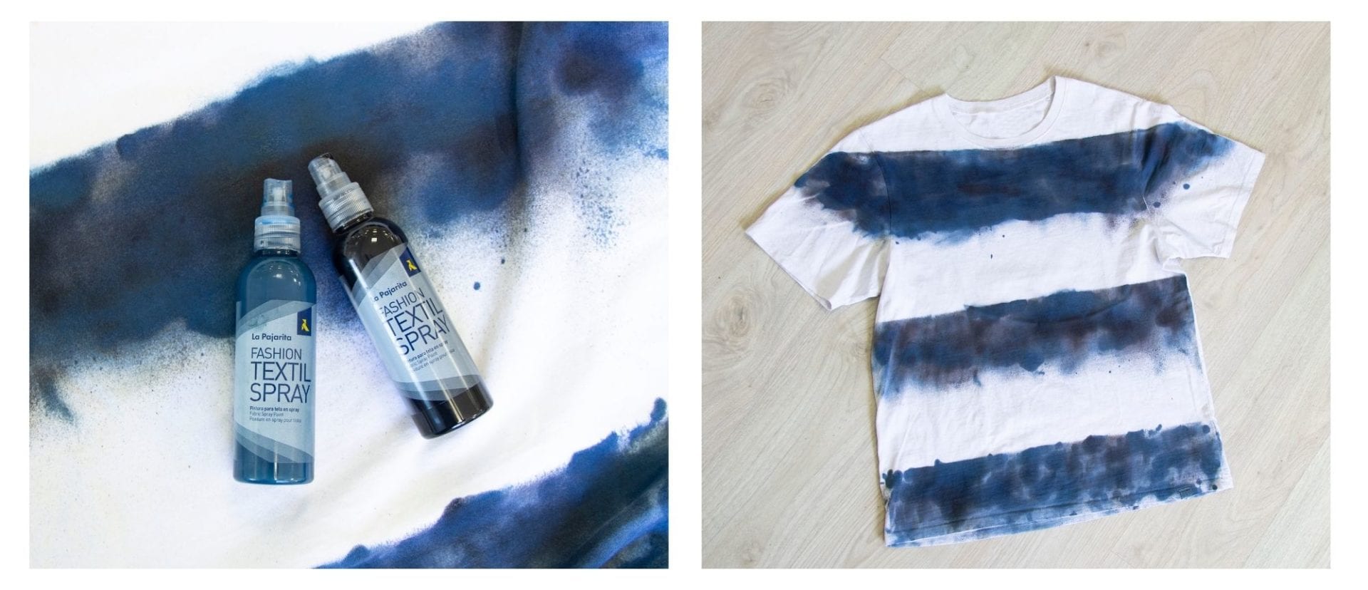 Un DIY con pintura textil en spray